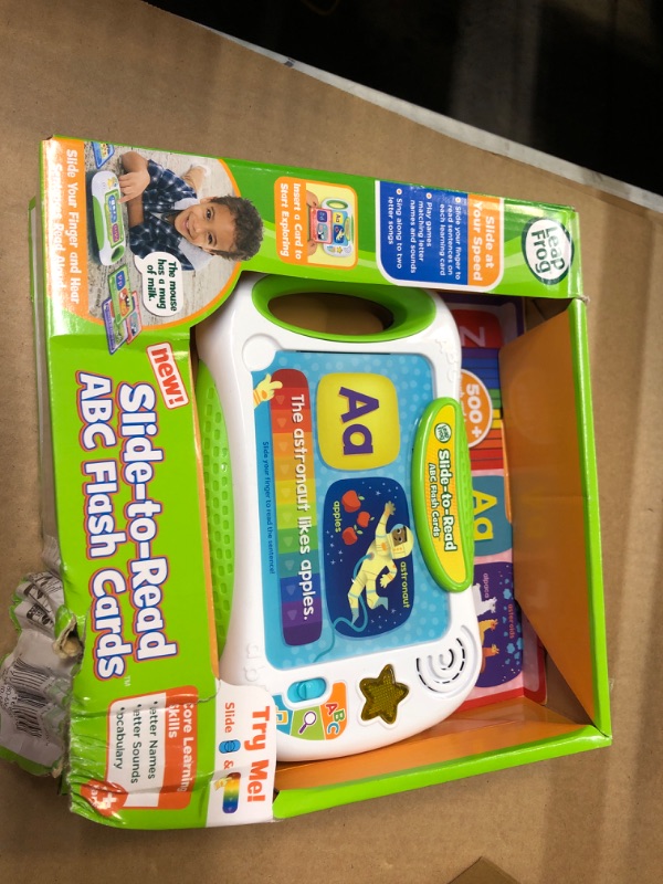 Photo 2 of LeapFrog Slide to Read ABC Flash Cards