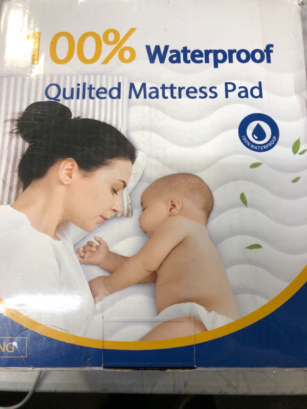 Photo 2 of 100% WATERPROOF QUILTED MATTRESS PAD KING