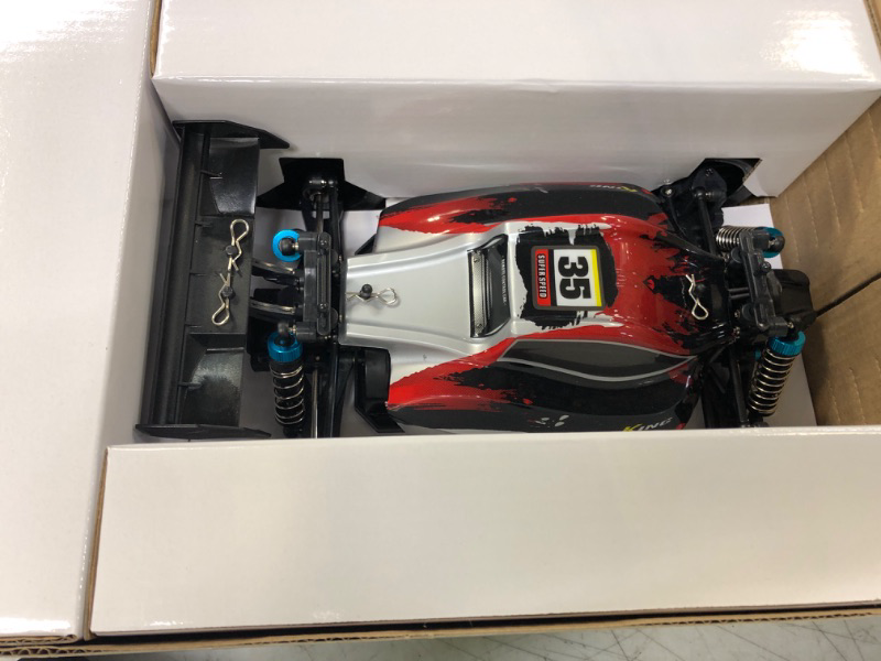 Photo 2 of BFHB 1:18 Scale All Terrain RC Car, High Speed RC Cars for Kids Adults, 40 KM/H, 4WD, 2.4GHz All Terrain Fast RC Cars Toy with 2 Rechargeable Battery, Gifts...