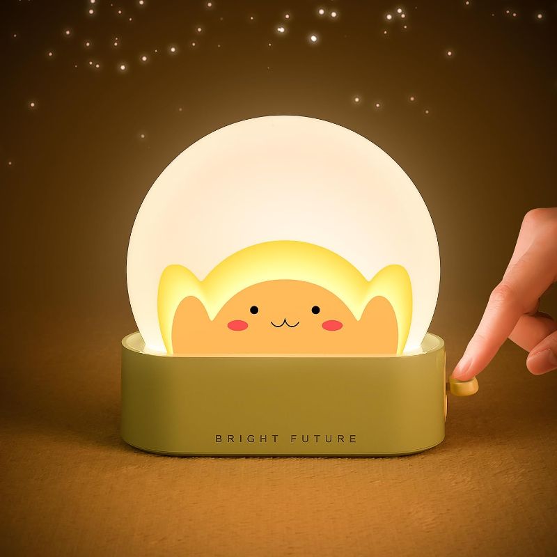 Photo 1 of 
Kkdi Night Light for Kids, Baby Nursery Night Lamp for Toddler Breastfeeding Bedroom, Cute Desk Decor Toaster Lamp with 7 RGB Colors Changing Mode, Stepless...
