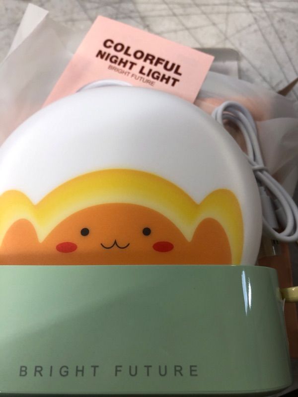 Photo 2 of 
Kkdi Night Light for Kids, Baby Nursery Night Lamp for Toddler Breastfeeding Bedroom, Cute Desk Decor Toaster Lamp with 7 RGB Colors Changing Mode, Stepless...