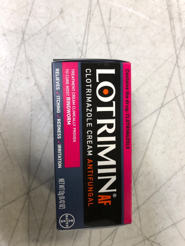 Photo 2 of Lotrimin AF Ringworm Cream Clotrimazole 1% - Clinically Proven Effective Antifungal Cream Treatment of Most Ringworm, For Adults and Kids Over 2 years, .42 Ounce (12 Grams) (Packaging May Vary)