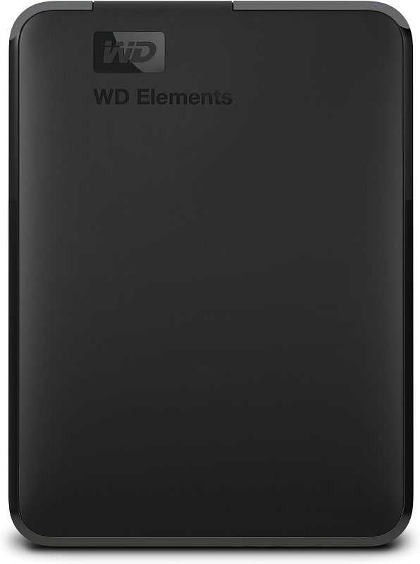 Photo 1 of WD 5TB Elements Portable HDD, External Hard Drive, USB 3.0 for PC & Mac, Plug and Play Ready - WDBU6Y0050BBK-WESN
