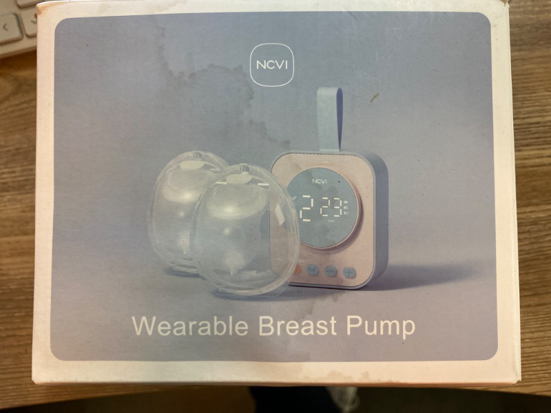 Photo 3 of NCVI Hands Free Wearable Breast Pump 8123, Portable Double Electric Pump, Combined with Strong Motor and Wearable Cups, 4 Modes 9 Levels, 21/24/28mm, Breastfeeding Pump with Lightweight, Low Noise
