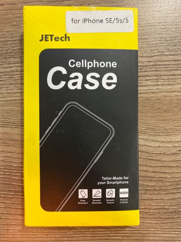 Photo 2 of JETech Case for iPhone SE 3/2 (2022/2020 Edition), iPhone 8 and iPhone 7, 4.7-Inch, Non-Yellowing Shockproof Phone Bumper Cover, Anti-Scratch Clear Back (Clear)
