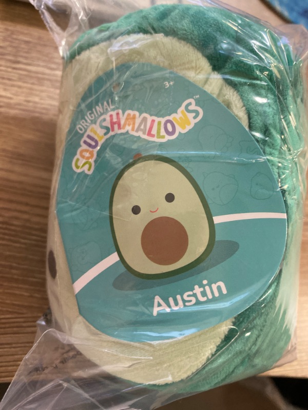 Photo 2 of Squishmallows Official Kellytoy Plush 8" Austin The Avocado- Ultrasoft Stuffed Plush Toy
