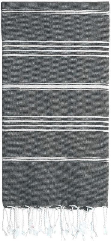 Photo 1 of East’N Blue Turkish Beach Towel (38 x 71) - 100% Cotton Super Absorbent Prewashed for Soft Feel - Quick Dry Sandfree Oversized Turkish Beach Towels - Authentic Turkish Towels for Bathroom (Fume)

