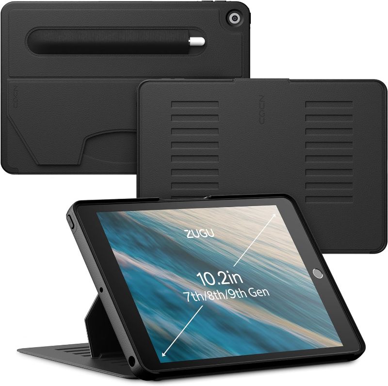 Photo 1 of ZUGU CASE for iPad 10.2 Inch 7th / 8th / 9th Gen (2021/2020/2019) Protective, Thin, Magnetic Stand, Sleep/Wake Cover (Model #s A2197/A2198/A2200/A2270?/A2428/A2429/A2430?/A2602/A2603/A2604/A2605)

