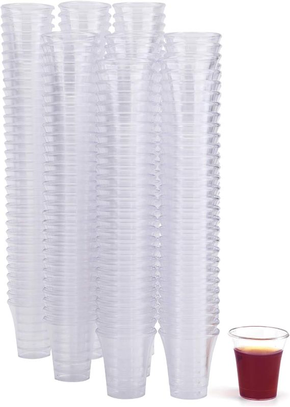 Photo 1 of Bekith 1000 Pack Communion Cups, Plastic Disposable Cup Fits Standard Holy Communion Trays, 0.5 Ounce, Clear
