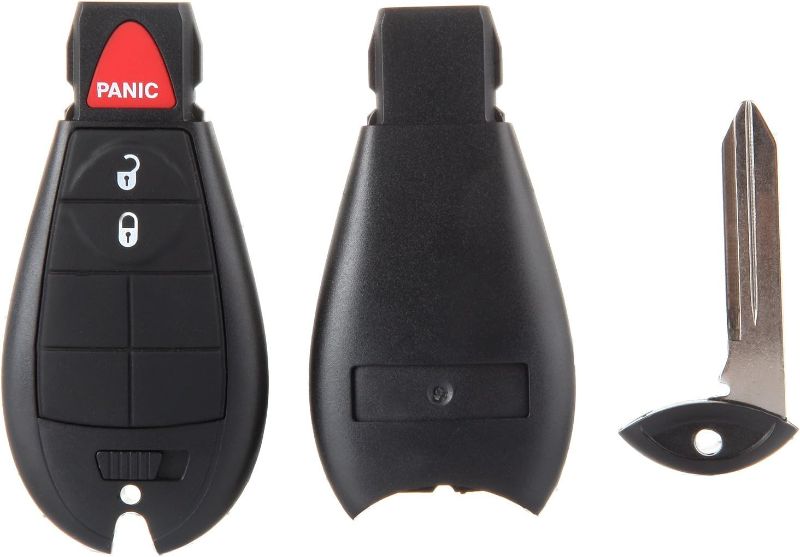 Photo 1 of ECCPP M3N5WY783X 1X Replacement Uncut 433MHz Keyless Entry Remote Key Fob for C hrysler 300 Town & Country/for D odge Durango Challenger Charger Journey Grand Caravan/for V olkswagen Routan IYZ-C01C
