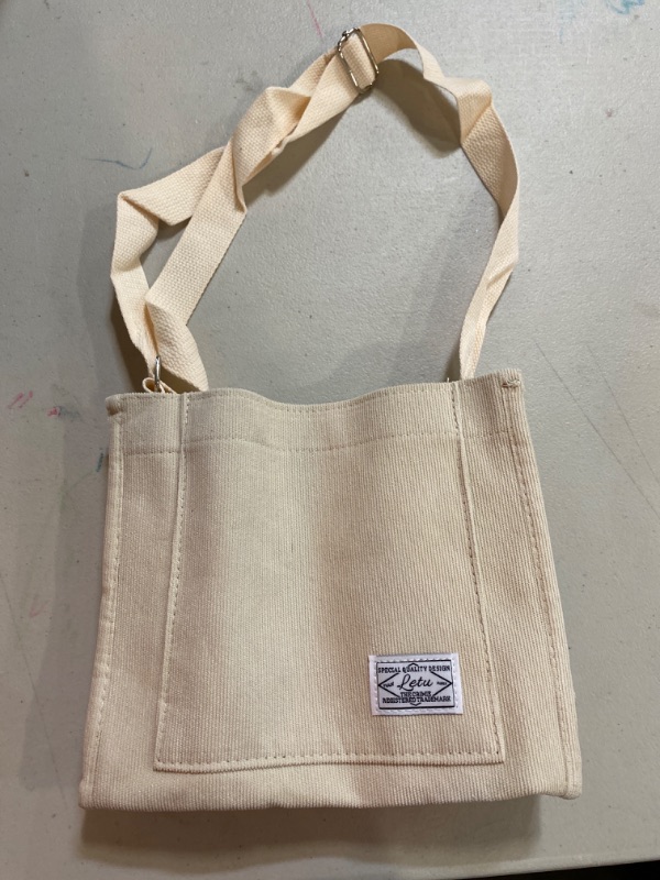 Photo 3 of Valleycomfy Vintage Casual Corduroy Tote Bags Women Hobo Crossbody Bag Purse for Women Travel Shoulder Bags Handbags Eco Bag
