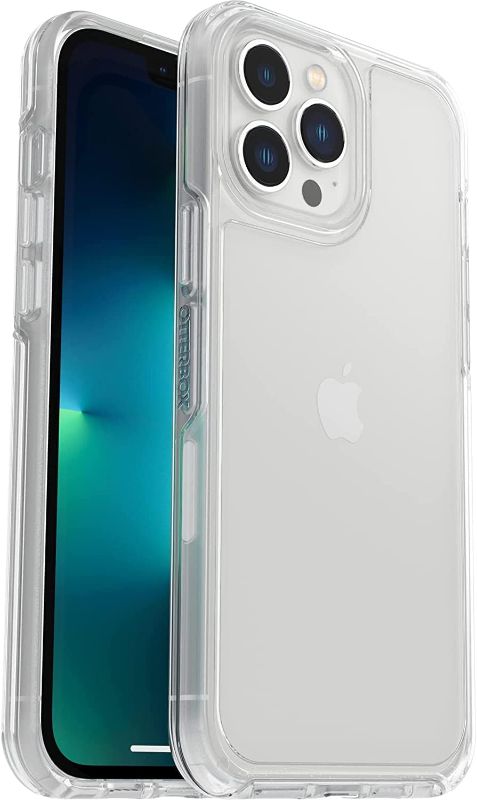 Photo 1 of OtterBox iPhone 13 Pro Max & IPhone 12 Pro Max Symmetry Series Case - Clear, Ultra-Sleek, Wireless Charging Compatible, Raised Edges Protect Camera
