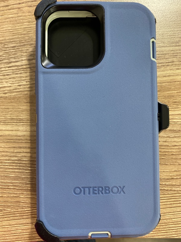 Photo 2 of OtterBox iPhone 13 Pro (ONLY) Defender Series Case - FORT BLUE, Rugged & Durable, with Port Protection, Includes Holster Clip Kickstand
