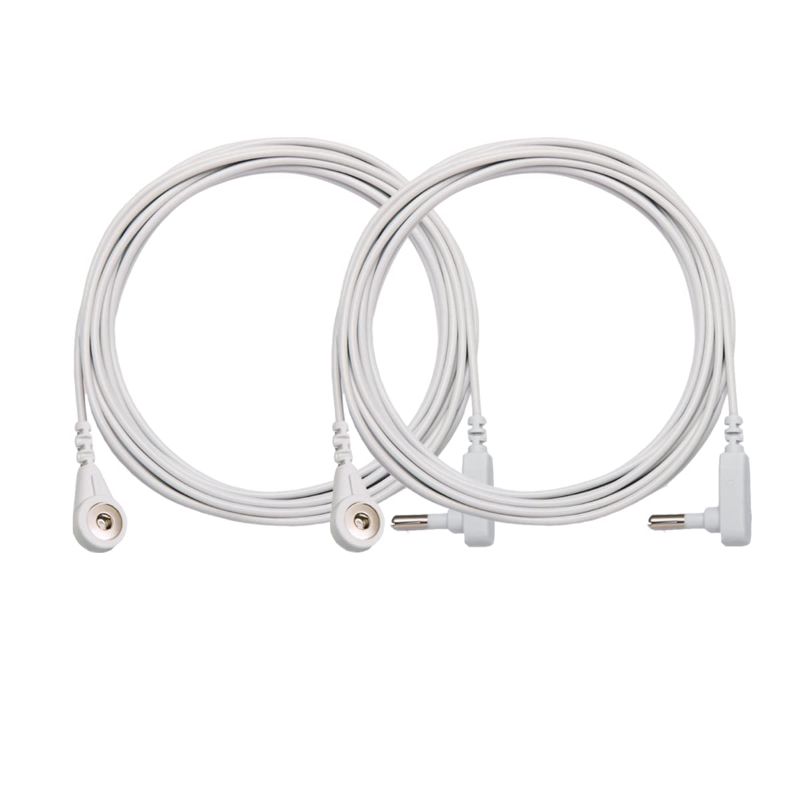 Photo 1 of 2 Pack Grounding Cords, Replacement Grounding Cable Accessories for Grounding Sheets Grounding Mat, Fits All Popular Brands White?15 Ft?
