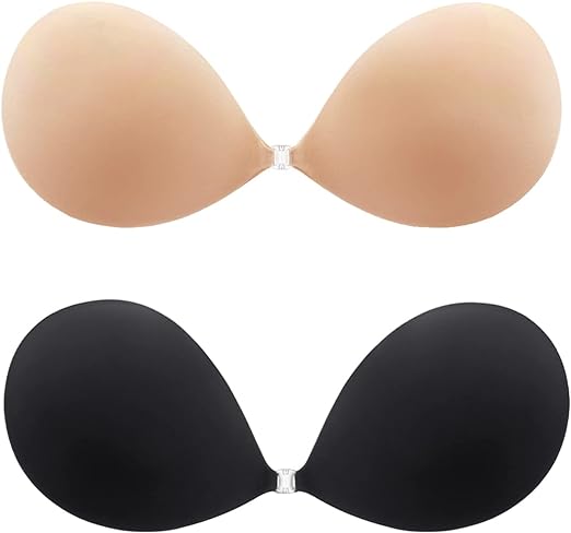 Photo 1 of MITALOO Adhesive Bra Invisible Sticky Strapless Push up Backless Reusable Silicone Covering Nipple Bras

