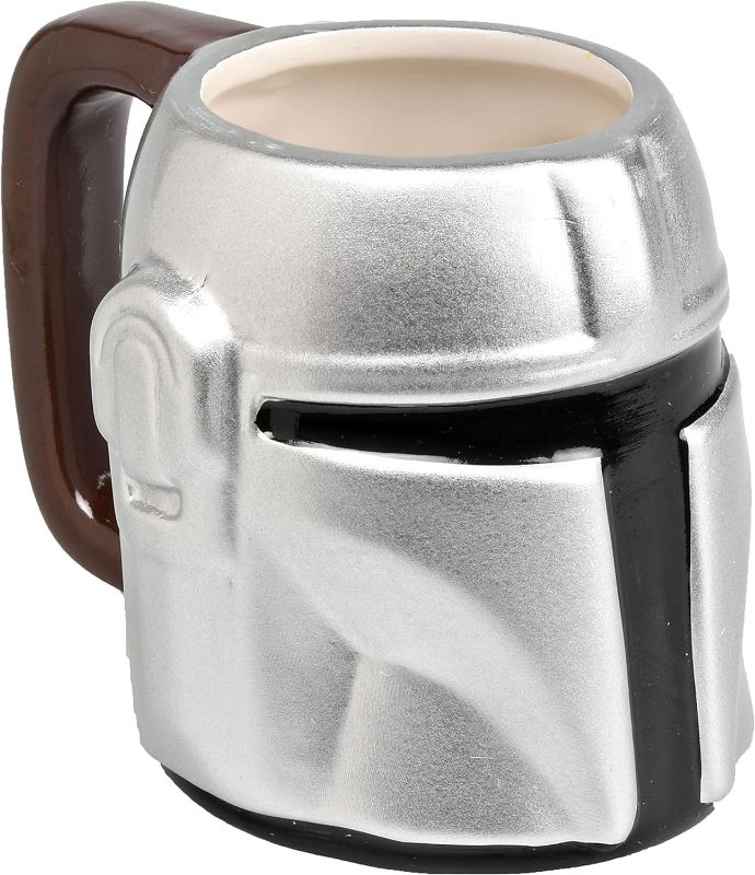 Photo 1 of Zak Star Wars 818276 The Mandalorian Helmet Sculpted Mug
