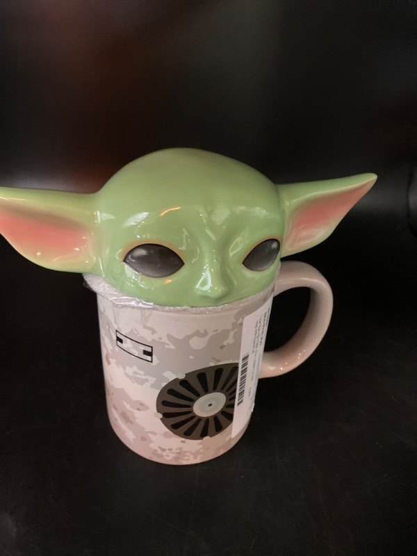 Photo 1 of Baby Yoda covered coffee mug
