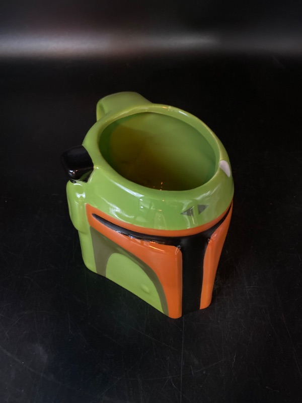 Photo 1 of Paladone Boba Fett Helmet Shaped Ceramic Coffee Mug | Officially Licensed Star Wars Decor
