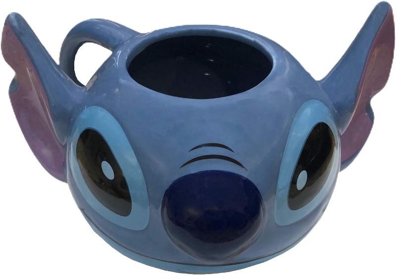 Photo 1 of Disney Stitch Ceramic Figural Coffee Mug
