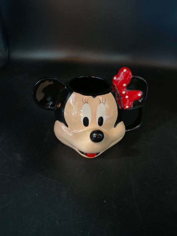 Photo 2 of Minnie Mouse Mug, Boxed Sculpted Mini Character Cup, Limited Edition Souvenir for Disney Lovers, 6 Ounces
