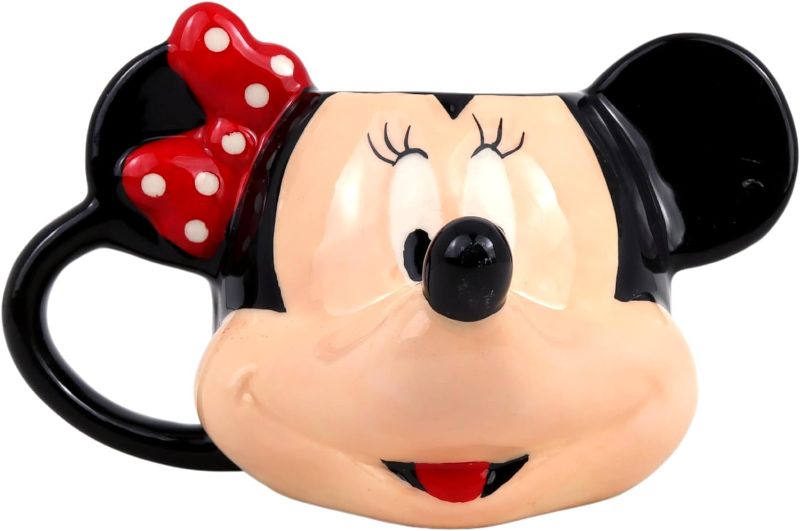 Photo 1 of Minnie Mouse Mug, Boxed Sculpted Mini Character Cup, Limited Edition Souvenir for Disney Lovers, 6 Ounces
