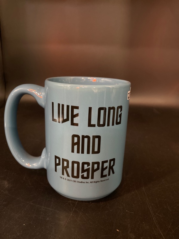 Photo 2 of CafePress Live Long And Prosper Mr Spock Mugs 15 oz (444 ml) Ceramic Coffee Mug
