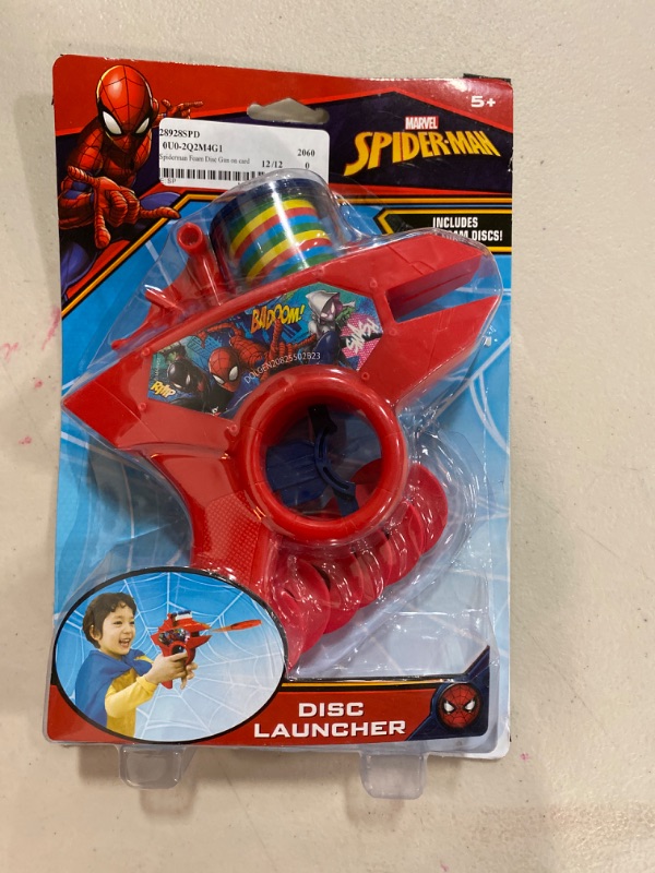 Photo 2 of Marvel Ultimate Spiderman Foam Disc Shooter
