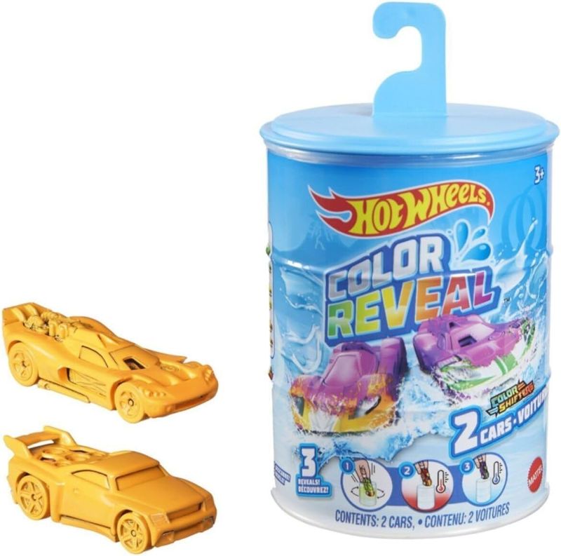 Photo 1 of Hot Wheels Color Reveal 2 Pack Of Vehicles With Surprise Reveal & Color-Change Feature
