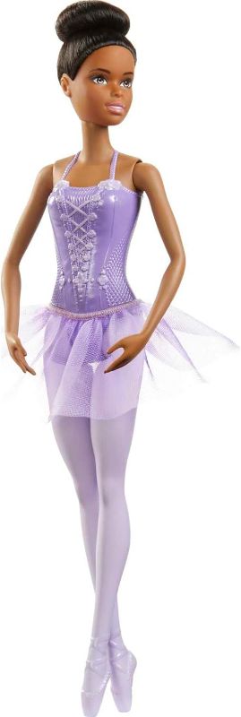 Photo 1 of Barbie Ballerina Doll with Ballerina Outfit, Tutu, Sculpted Toe Shoes and Ballet-posed Arms for Ages 3 and Up
