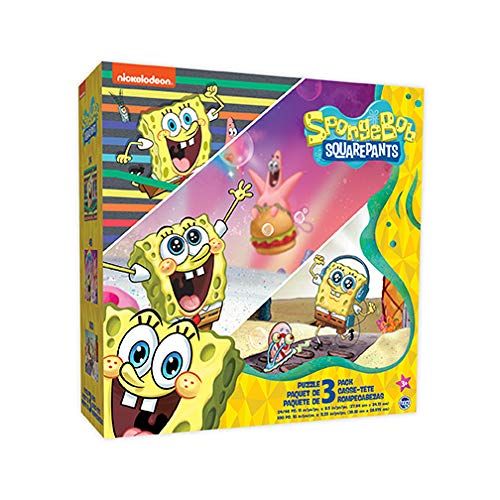 Photo 1 of Spongebob Squarepants Puzzle 3-Pack