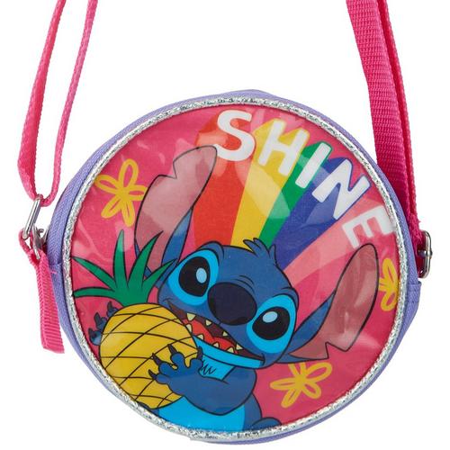 Photo 1 of Disney Stitch Rainbow Round Crossbody Bag