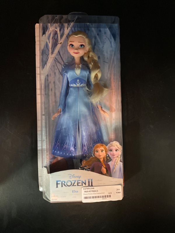 Photo 2 of Disney Frozen 2 Elsa Fashion Doll with Long Blonde Hair Includes Blue Outfit