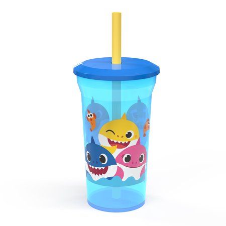 Photo 1 of Zak Designs Pinkfong! 14 Ounce Kids Tumbler Baby Shark