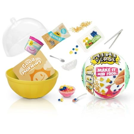 Photo 1 of Make It Mini Food Cafe Series 3 Mini Collectibles - MGA S Miniverse Blind Packaging DIY Resin Replica Food Not Edible Collectors 8+

