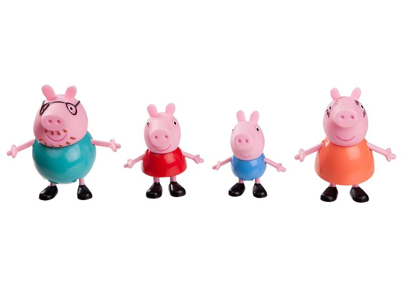 Photo 1 of Peppa Pig Figure 4 Pack Family Pack