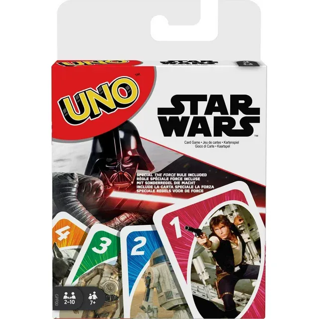 Photo 1 of UNO Star Wars Card Game for Kids & Family, 2-10 Players, Ages 7 Years & Older
