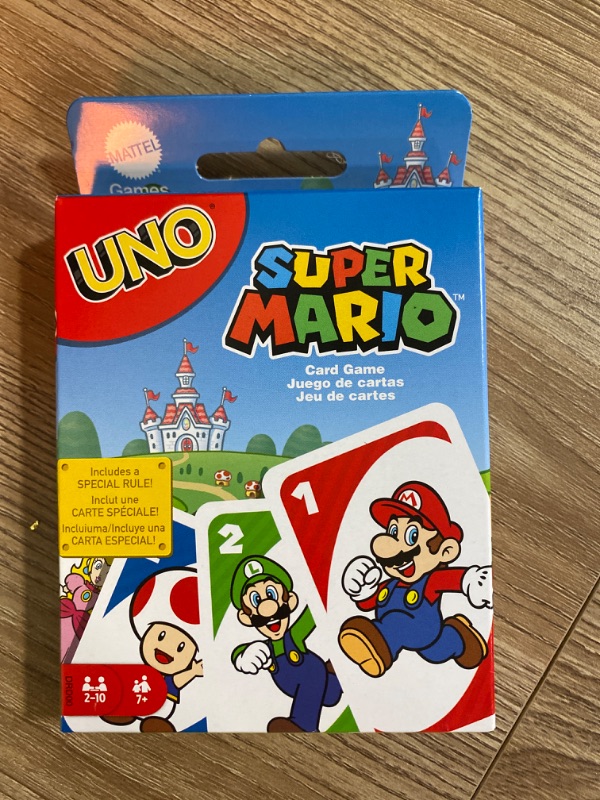 Photo 1 of UNO Super Mario Bros Card Game