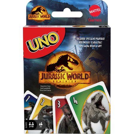 Photo 1 of UNO Jurassic World: Dominion Card Game for Kids & Family 2-10 Players Ages 7 Years & Older
