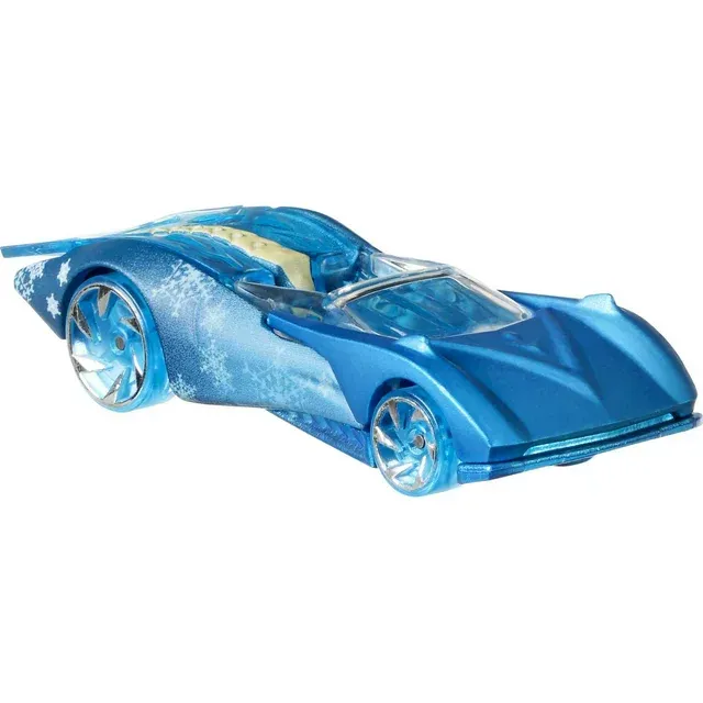 Photo 1 of Hot Wheels Disney 100 Elsa Character Car, 1:64 Scale Collectible Toy Car, Disney Frozen
