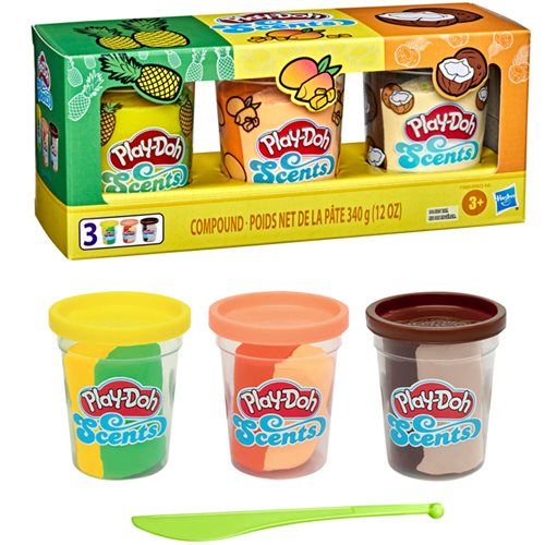 Photo 1 of Play-Doh Scents 3-Pack of Tropical Fruit Scented Modeling Compound