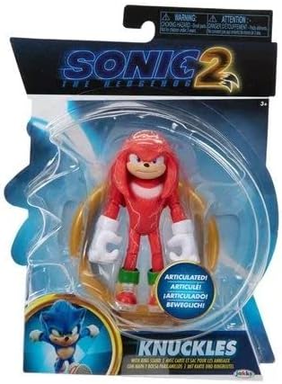 Photo 1 of Sonic The Hedgehog Sonic the Hedgehog 2 The Movie 4'' Articulated Action Figure Collection (Knuckles (Series 2))
