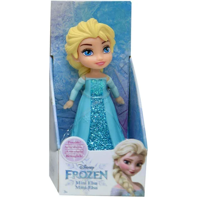 Photo 1 of Disney Frozen Mini Elsa Figure In Core Dress 3.5"