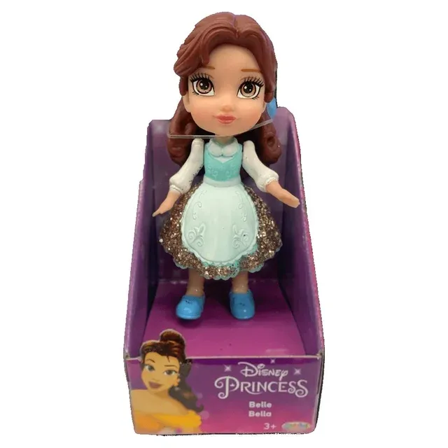 Photo 1 of Disney Princess Cute Mini Poseable 3 inch Doll Beauty and the Beast Belle Blue Shoes, for Children Ages 3+