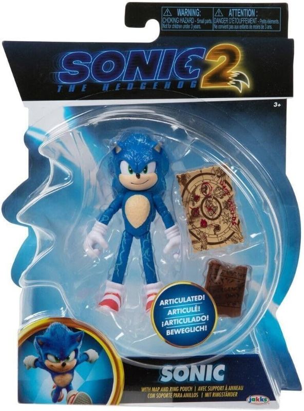 Photo 1 of Sonic The Hedgehog 2 The Movie 4'' Articulated Action Figure Collection (Sonic - Series 2)
