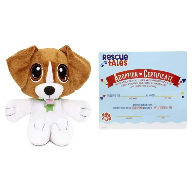 Photo 2 of Rescue Tales Cuddly Pup Beagle Soft Plush Pet Toy