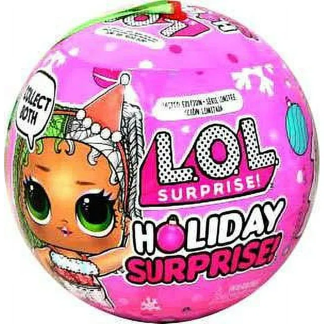 Photo 1 of LOL Surprise 2023 Holiday Present Surprise Pink Figure Pack (Limited Edition)