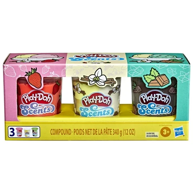 Photo 1 of Play-Doh Scents 3-Pack of Non-Toxic Ice Cream Scented Modeling Compound