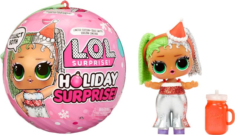 Photo 1 of L.O.L. Surprise! Holiday Surprise!- Miss Merry- with Collectible Doll, 8 Surprises, Holiday Theme, Collectible Dolls, Limited Edition- Great Gift for Girls Age 3+

