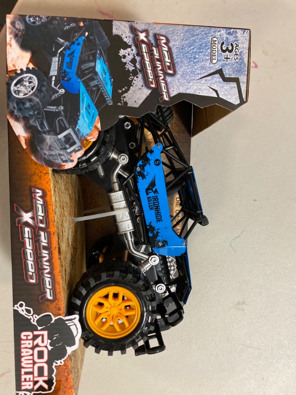 Photo 2 of Tecnock RC Car Remote Control Car for Kids,1:18 20 KM/H 2WD RC Buggy,2.4GHz Offroad Racing Car for 40 Mins Play, Gift for Boys and Girls
