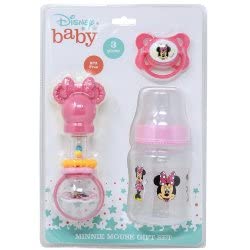 Photo 2 of minnie and mickey bottle, rattles, and pacifier